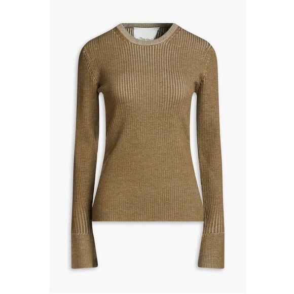 Phillip Lim Eclipse Bicolor Rib Crewneck Small - Picture 3 of 9